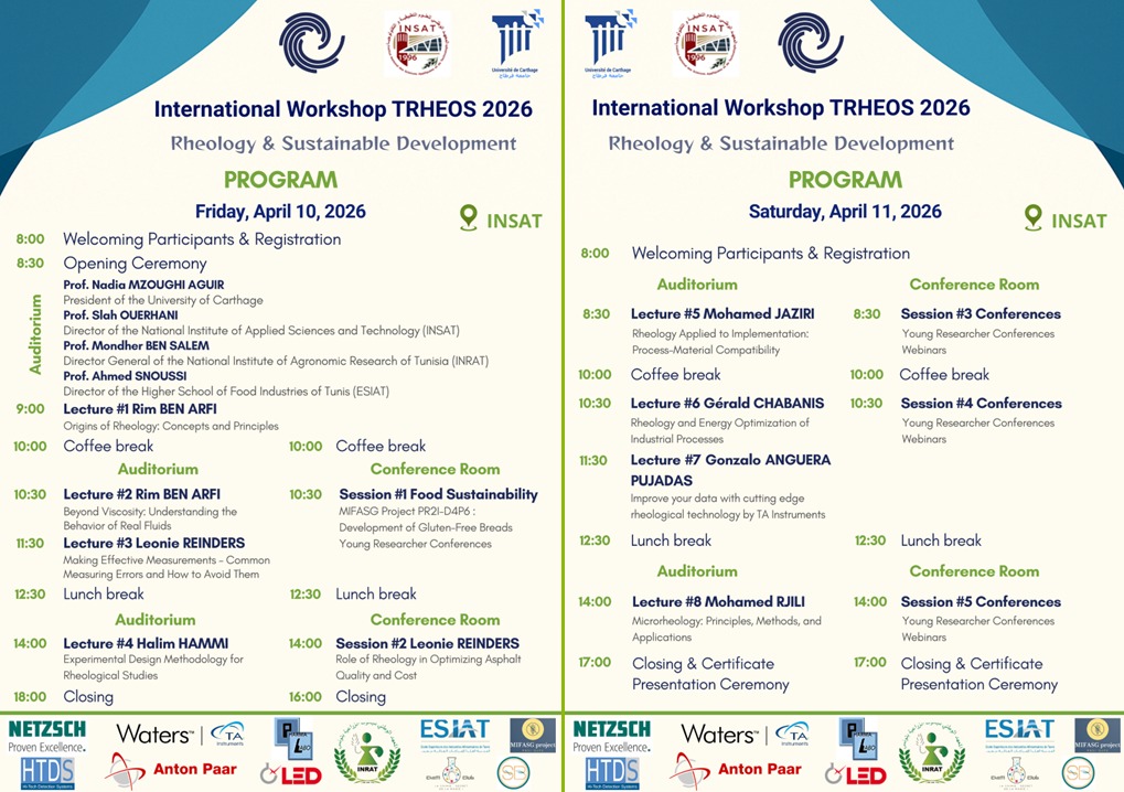 Program of the International Workshop TRHEOS 2026