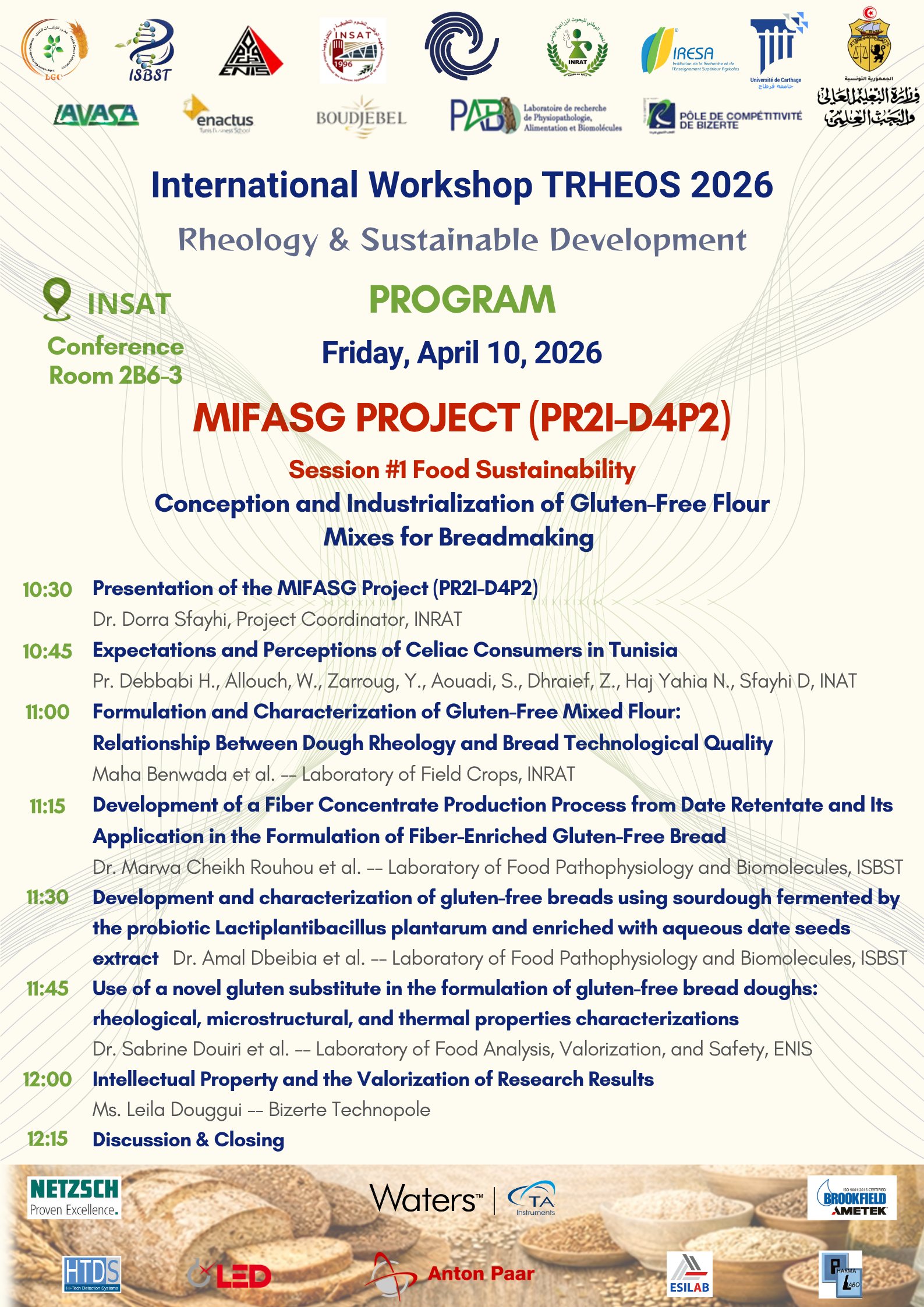 Program of the International Workshop TRHEOS 2026